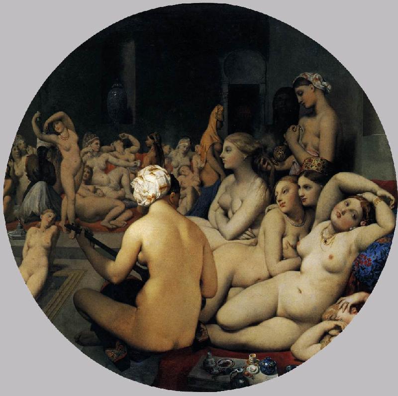 Jean Auguste Dominique Ingres The Turkish Bath oil painting image